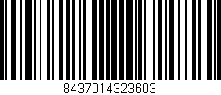 Código de barras (EAN, GTIN, SKU, ISBN): '8437014323603'