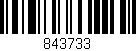 Código de barras (EAN, GTIN, SKU, ISBN): '843733'
