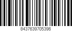 Código de barras (EAN, GTIN, SKU, ISBN): '8437639705396'