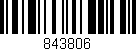 Código de barras (EAN, GTIN, SKU, ISBN): '843806'