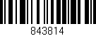 Código de barras (EAN, GTIN, SKU, ISBN): '843814'