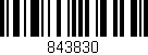 Código de barras (EAN, GTIN, SKU, ISBN): '843830'