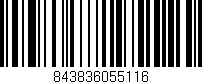 Código de barras (EAN, GTIN, SKU, ISBN): '843836055116'