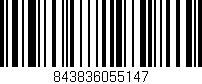 Código de barras (EAN, GTIN, SKU, ISBN): '843836055147'