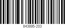 Código de barras (EAN, GTIN, SKU, ISBN): '843895-203'