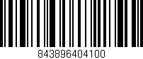 Código de barras (EAN, GTIN, SKU, ISBN): '843896404100'