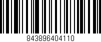 Código de barras (EAN, GTIN, SKU, ISBN): '843896404110'