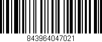Código de barras (EAN, GTIN, SKU, ISBN): '843964047021'