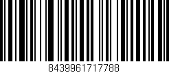 Código de barras (EAN, GTIN, SKU, ISBN): '8439961717788'