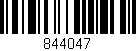 Código de barras (EAN, GTIN, SKU, ISBN): '844047'