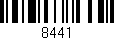 Código de barras (EAN, GTIN, SKU, ISBN): '8441'