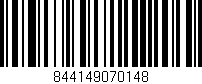 Código de barras (EAN, GTIN, SKU, ISBN): '844149070148'