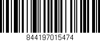 Código de barras (EAN, GTIN, SKU, ISBN): '844197015474'
