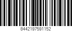 Código de barras (EAN, GTIN, SKU, ISBN): '8442197591152'