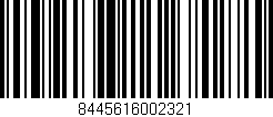 Código de barras (EAN, GTIN, SKU, ISBN): '8445616002321'