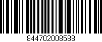 Código de barras (EAN, GTIN, SKU, ISBN): '844702008588'