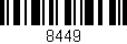 Código de barras (EAN, GTIN, SKU, ISBN): '8449'