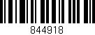Código de barras (EAN, GTIN, SKU, ISBN): '844918'