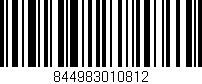 Código de barras (EAN, GTIN, SKU, ISBN): '844983010812'