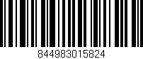 Código de barras (EAN, GTIN, SKU, ISBN): '844983015824'