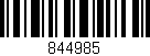 Código de barras (EAN, GTIN, SKU, ISBN): '844985'