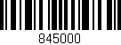 Código de barras (EAN, GTIN, SKU, ISBN): '845000'