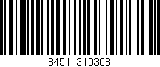 Código de barras (EAN, GTIN, SKU, ISBN): '84511310308'