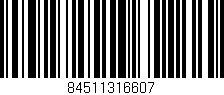 Código de barras (EAN, GTIN, SKU, ISBN): '84511316607'
