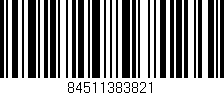 Código de barras (EAN, GTIN, SKU, ISBN): '84511383821'
