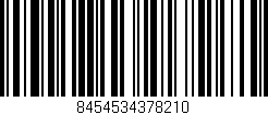 Código de barras (EAN, GTIN, SKU, ISBN): '8454534378210'