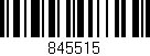 Código de barras (EAN, GTIN, SKU, ISBN): '845515'