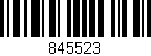 Código de barras (EAN, GTIN, SKU, ISBN): '845523'