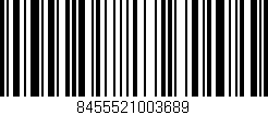 Código de barras (EAN, GTIN, SKU, ISBN): '8455521003689'