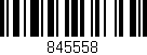 Código de barras (EAN, GTIN, SKU, ISBN): '845558'