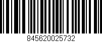 Código de barras (EAN, GTIN, SKU, ISBN): '845620025732'