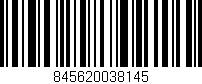 Código de barras (EAN, GTIN, SKU, ISBN): '845620038145'