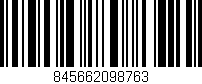 Código de barras (EAN, GTIN, SKU, ISBN): '845662098763'
