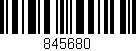 Código de barras (EAN, GTIN, SKU, ISBN): '845680'
