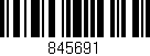 Código de barras (EAN, GTIN, SKU, ISBN): '845691'