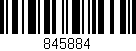 Código de barras (EAN, GTIN, SKU, ISBN): '845884'