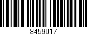 Código de barras (EAN, GTIN, SKU, ISBN): '8459017'