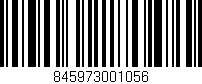 Código de barras (EAN, GTIN, SKU, ISBN): '845973001056'