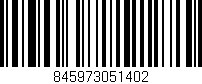 Código de barras (EAN, GTIN, SKU, ISBN): '845973051402'