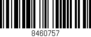 Código de barras (EAN, GTIN, SKU, ISBN): '8460757'