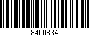 Código de barras (EAN, GTIN, SKU, ISBN): '8460834'