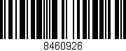 Código de barras (EAN, GTIN, SKU, ISBN): '8460926'