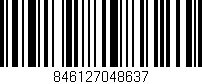 Código de barras (EAN, GTIN, SKU, ISBN): '846127048637'