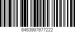 Código de barras (EAN, GTIN, SKU, ISBN): '8463997877222'