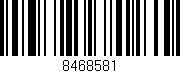 Código de barras (EAN, GTIN, SKU, ISBN): '8468581'