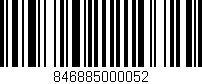 Código de barras (EAN, GTIN, SKU, ISBN): '846885000052'